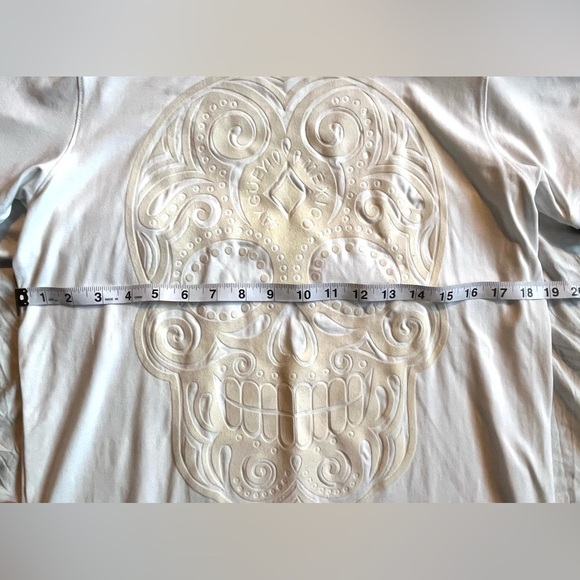 !Ay Guey! White Skull Graphic Men's T-Shirt Size Medium NWT - Picture 8 of 14